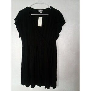 Oh! Mamma Maternity Black Dress XL New With Tags